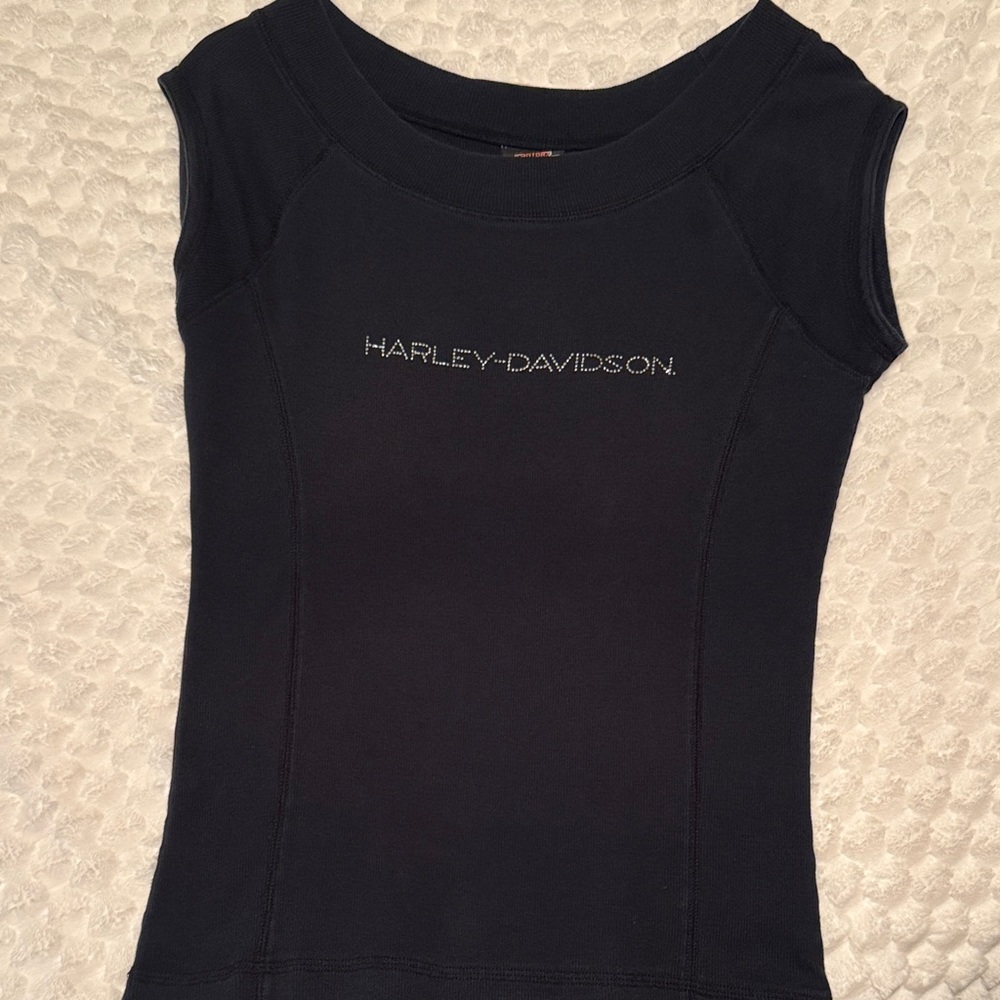 Harley-Davidson Women's Black Short Sleeve Tee